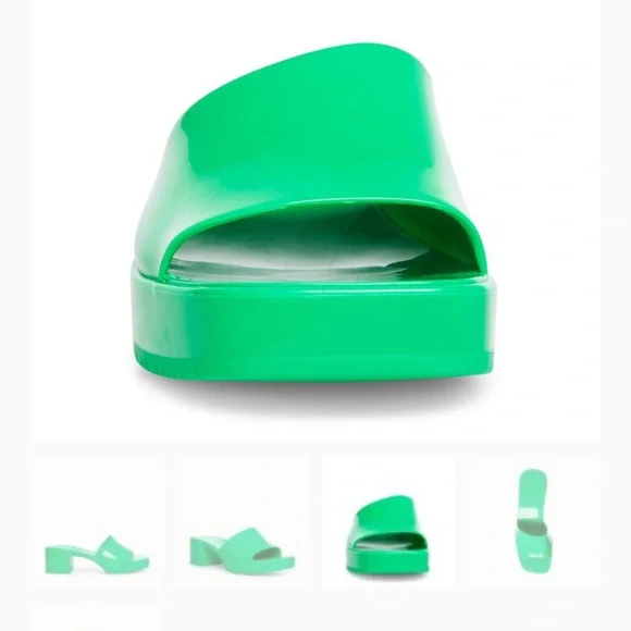 Steve Madden Harlin Green Mules - Picture 3 of 8